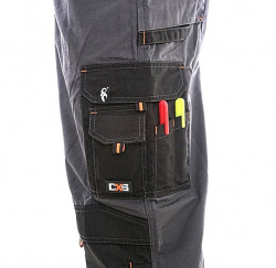 Pantaloni de lucru gri cu intarituri CXS - Img 3