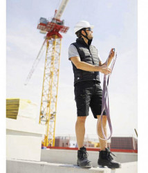 Pantaloni de lucru scurti bej Delta Plus