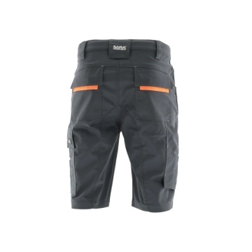 Pantaloni de lucru scurti Flexibili | Gri-Portocaliu Sara - Img 2