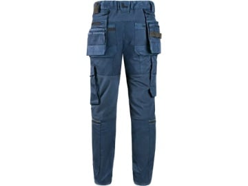 Pantaloni de lucru slim-fit 4-way stretch cu Cordura CXS albastru - Img 1
