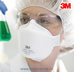 Semi-masca protectie 3M 9320 FFP2 AURA fara supapa cutie de 20 buc