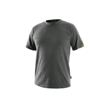 Tricou electrostatic Nome ESD maneci scurte GRI CXS