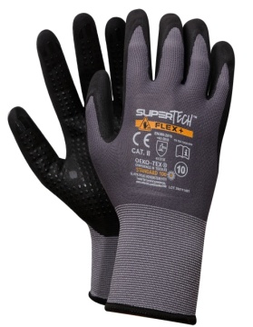 12x Mănuși de protecție nailon cu căptușeală spandex - Img 3