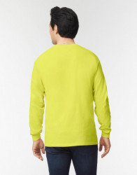 Bluza galben neon material 200 grame de lucru Gildan - Img 3