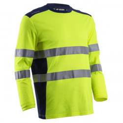 Bluza reflectorizanta cu maneci lungi galbena Coverguard