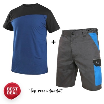 Costum de lucru Tricou si Pantaloni scurti | Oferta Vara Cxs