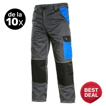 De la 10x Pantalon talie de lucru gri-albastru Cxs, Top firme