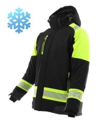 Geaca reflectorizanta de lucru iarna Softshell cu căptușeala Sara