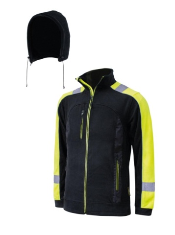 Hanorac lucru reflectorizant cu gluga detasabila | Top Pret - Img 2
