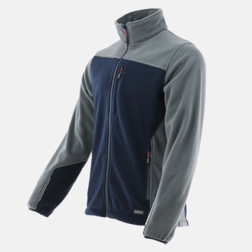 Jacheta fleece barbati Confort Plus Bluemarin-Gri Sara - Img 3