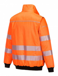 Jacheta pilot reflectorizanta 3 in 1, rezistenta la apa Portwest - Img 3