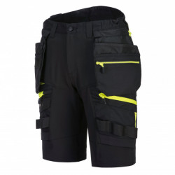 Pantaloni scurti Holster DX4 negru cu buzunare pentru unelte Portwest