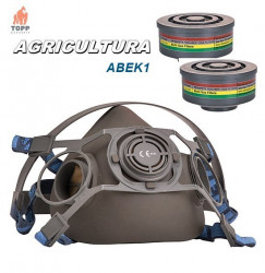 Pomicultura - Masca protectie gaz vapori PW cu 2 filtre Portwest