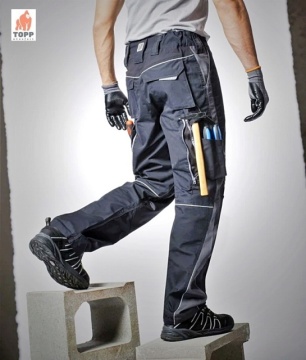 Ultima sansa -Pantaloni lucru tip Strauser Service gri ultima bucata 56 Ardon