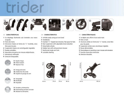 Carucior sistem copii Jane Trider Matrix - Img 3