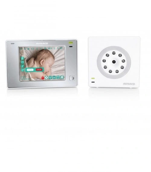 Interfon video monitorizare copii 3.5” Touch Miniland - Img 2