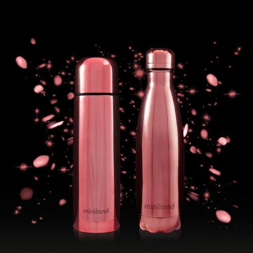 Termos lichide myBaby@me 500 ml Rose (set de 2 termosuri) Miniland - Img 2