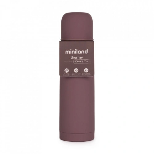 Termos lichide Terra Mauve 500 ml Miniland - Img 3