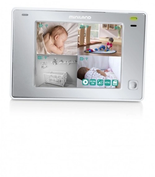 Interfon video monitorizare copii 3.5” Touch Miniland - Img 7