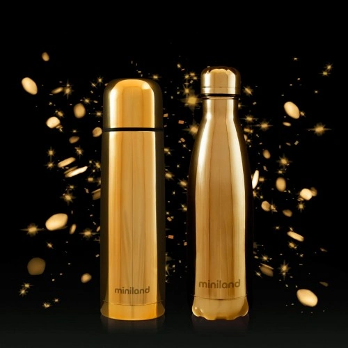 Termos lichide myBaby@me 500 ml Gold (set de 2 termosuri) Miniland - Img 2