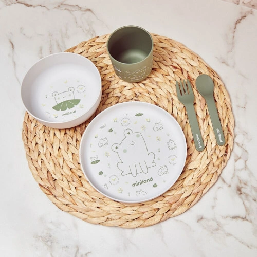 Set hranire copii Frog Miniland - Img 3