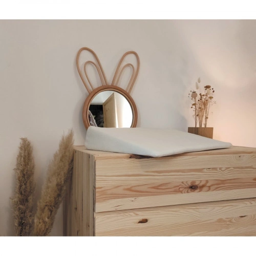 Perna plan inclinat 15° Bumbac Organic pentru pat 70x140cm - Img 2