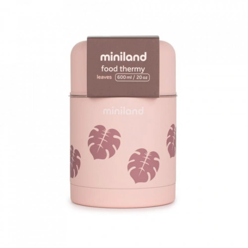 Termos mancare solida Terra Leaves 600 ml Miniland - Img 2