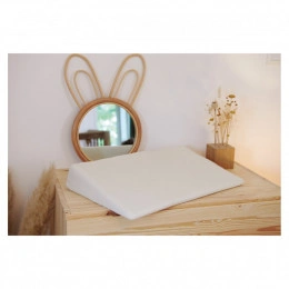 na plan inclinat 10 Grade din Bumbac Organic ptr.patut 60 x120 cm Candide - Img 3