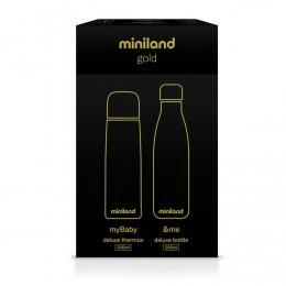 Termos lichide myBaby@me 500 ml Gold (set de 2 termosuri) Miniland - Img 5