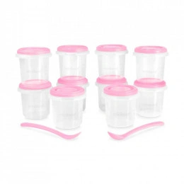Set 10 Recipiente Ermetice 250 ml Rose