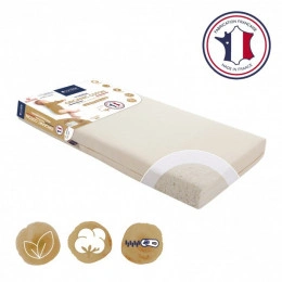 Saltea patut copii din Bumbac organic ptr. patut 60x 120 cm - Img 3