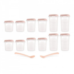 Set 12 recipiente gradate 200 ml,250 ml,330 ml ermetice Dolce Candy