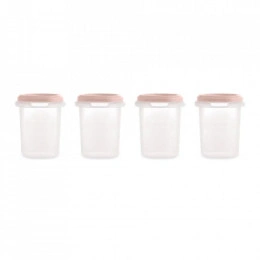 Set 4 Recipiente Ermetice gradate 250 ml Terra Blush