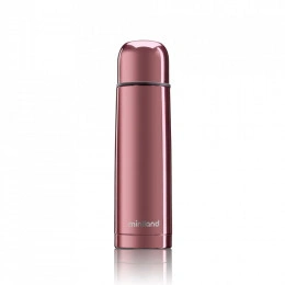 Termos Lichide Deluxe 500 ml cu efect crom Rose Miniland