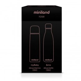 Termos lichide myBaby@me 500 ml Rose (set de 2 termosuri) Miniland - Img 5