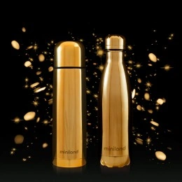 Termos lichide myBaby@me 500 ml Gold (set de 2 termosuri) Miniland - Img 2