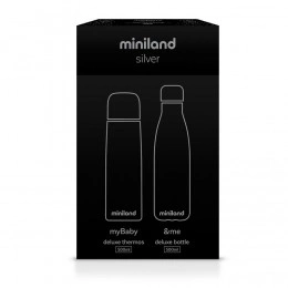 Termos lichide myBaby@me 500 ml Silver (set de 2 termosuri) Miniland - Img 2