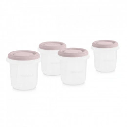 Set 4 Recipiente Ermetice gradate 200 ml Terra Blush