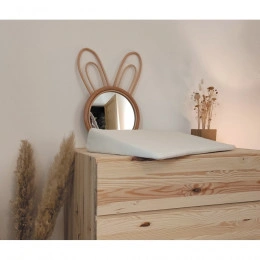 Perna plan inclinat 15° Bumbac Organic pentru pat 70x140cm - Img 2