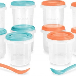 Set 10 recipiente ermetice gradate 200 ml Mediteranean