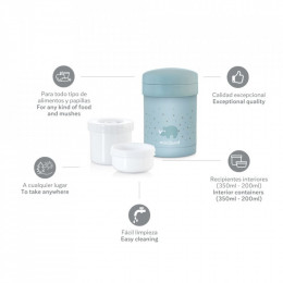 Termos Mancare Solida 700 ml Azure Miniland