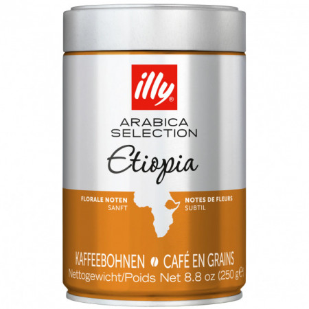 Cafea boabe ILLY monoarabica Ethiopia 250 gr.