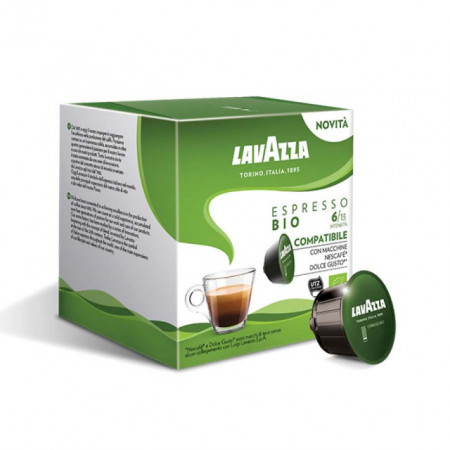 Capsule Lavazza Espresso Bio, compatibile Dolce Gusto, 16 buc.
