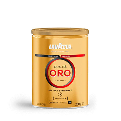 Lavazza Qualita Oro cafea macinata cutie metalica 250g