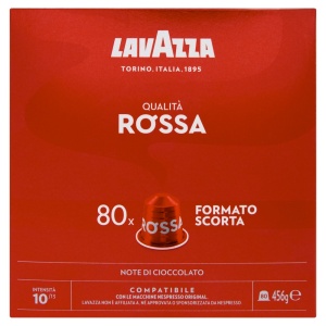 Capsule Cafea Lavazza Nespresso Qualita Rossa 80 buc.