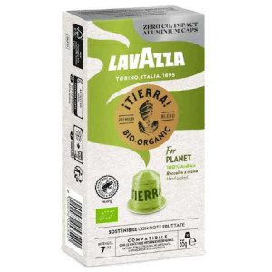 Capsule Lavazza Aluminiu Tierra Bio compatibile Nespresso 10 buc