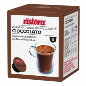 Capsule Ristora ciocolata compatibile Nescafe Dolce Gusto 10 buc.