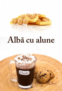 Cicolata Calda Alba cu alune