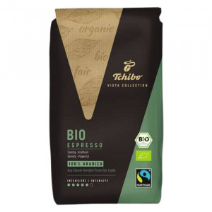 Cafea Boabe Tchibo Vista Extenso Espresso Bio FairTrade 1Kg.