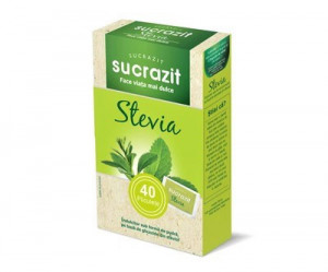 Stevia Sucrazit Indulcitor pudra 40 plic